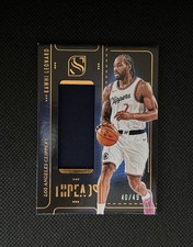 2024-25 Panini Silhouette kawhi Leonard Threads Patch /49