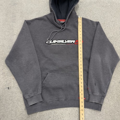 Sudadera con capucha Quiksilver vintage Y2K para hombre talla mediana surf skate - Imagen 6 de 7