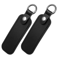 2 Pcs Leather USB Flash Drive Holder, Flash Thumb Drive Case, Portable USB St...