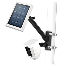 HOLACA 2-in-1 Pole Mounting Bracket for Ring Stick Up Cam/Spotlight Cam Black