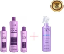 Cadiveu Plastica dos Fios 3 Steps Brazilian Keratin + Cadiveu Liso Mágico 215ML