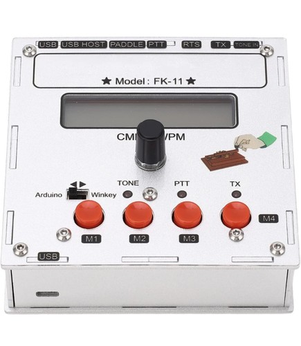 K3NG Tecla CW Decodificador CW Ejercitador Aprendizaje Pantalla LCD Teclado USB para Arduino - Imagen 2 de 8