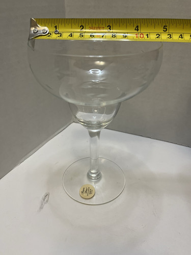 Set Of 4 Princess House Heritage Large 5.25”Wide Margarita Glasses 6.75” Tall - Picture 5 of 5