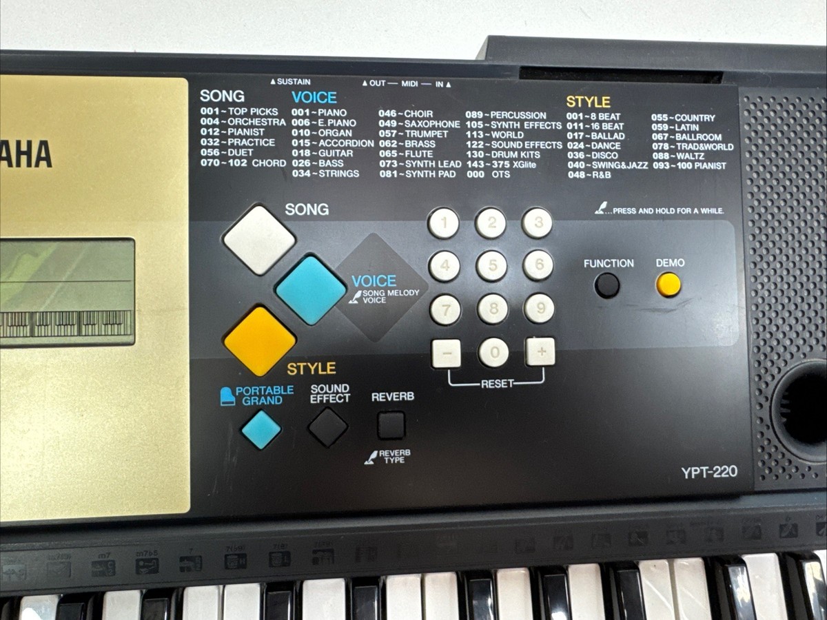 Yamaha YPT-220 Keyboard for sale online | eBay