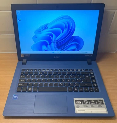 14" Acer Aspire 1 (A114-32) Laptop with Charger, Windows 11, SSD, Intel UHD 600 - Image 1 of 4