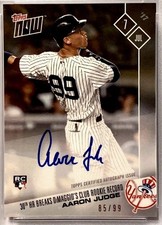 2017 AARON JUDGE AUTO ROOKIE /99 PSA 9 POP 2 DiMAGGIO RECORD MINT GRADE RAREST