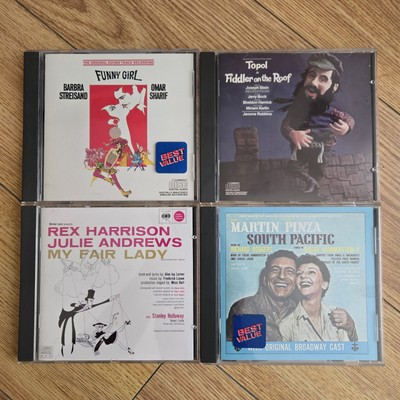 #ad Columbia Musical Cast Recording CDs: Funny Girl Fiddler On The Roof Fair Lady $13.45