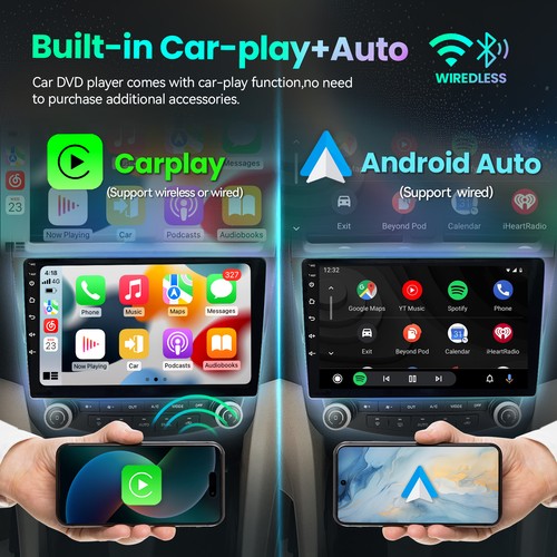 For Honda Accord 7 2003-2007 Apple CarPlay Android 13 Car Wifi Radio estéreo GPS - Picture 3 of 20