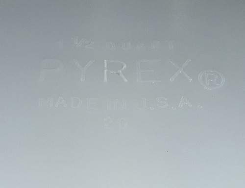 Vintage Pyrex Divided Blue Casserole Dish Turquoise Snowflake 1.5 Qt With Lid - Bild 11 von 16