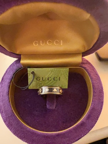 Gucci anello oro 18 carati con pietre - Foto 2 di 10