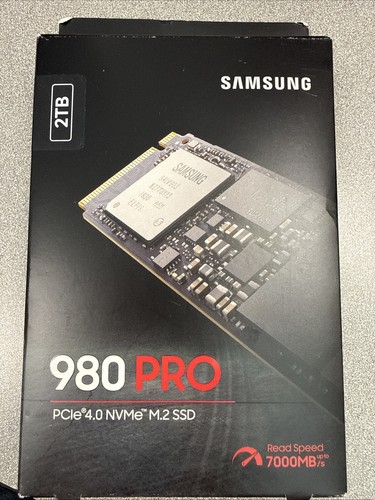 Samsung SSD 980 Pro 2TB NVMe PCIe 4.0 Gen4 M.2