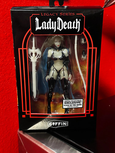 Lady Death: Legacy 6" Premium Action Figure - Glow-In-The-Dark - Picture 2 of 5