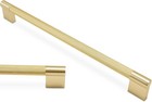 COTYKILEY 10 Pack 12.5 12.6 Hole Center（320MM）, Brushed Brass 