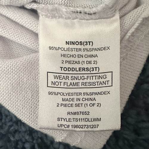 Top de pijama Disney Pixar para niños pequeños 3T Toy Story Buzz Lightyear gráfico L/S - Imagen 4 de 6