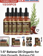 1-5* Batana Oil Organic for Hair Growth, Bota...
