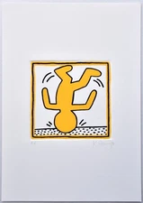 Keith Haring etching Limited Edition signed