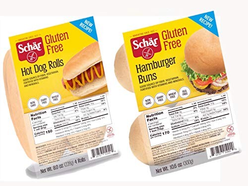 Schar Glutenfreie Hot Dog und Hamburger Brötchen Kombi | insgesamt 8 Brötchen - Bild 3 von 6