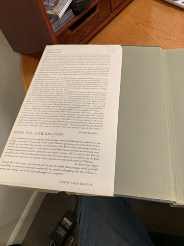 ELIOT PORTER "In The Wildness Is The Preservation of The World"1st Ed. HC DJ VG - Bild 2 von 10