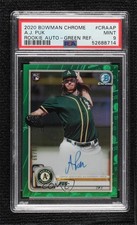 2020 Bowman Chrome Rookie Green Refractor /99 AJ Puk #CRA-AP PSA 9 MINT Auto lz7