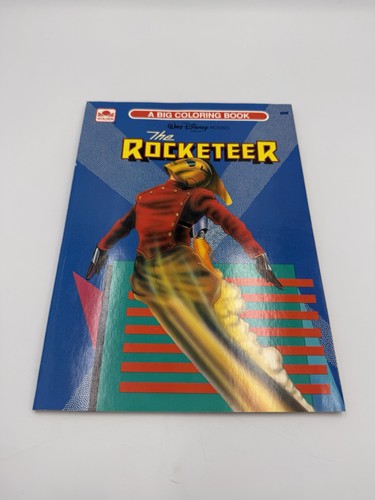 The Rocketeer A Big Coloring Book #2968 Disney Golden Books Dave Stevens Uncolor - Picture 1 of 2