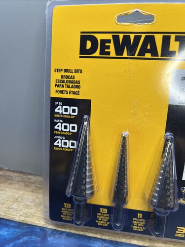 DEWALT Stufenbohrer-Set, 1/8 Zoll bis 7/8 Zoll (DWA17SET 3er-Pack Neu - Bild 4 von 5