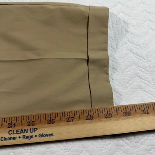 ORVIS Men's Khaki Chino Pants Flat Front Straight Leg Size 34x29 Career City - Picture 7 of 10