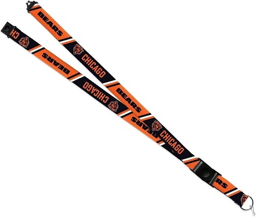 Chicago Bears Lanyard Keychain Double Sided Breakaway Safety Design Adult 18... - Picture 1 of 7