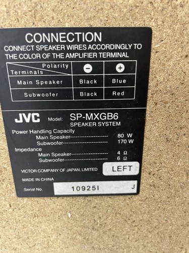JVC Compact MX-GB6 CD Ghettoblaster Vintage Dual Cassette Tape Player (Disc lesen) - Bild 12 von 12