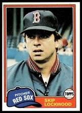 1981 Topps #233 Skip Lockwood Boston Red Sox