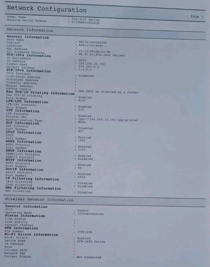 Samsung SCX-3405W SW Laserdrucker Scan Kopie Wi-Fi ADF Mac OS USB 2.0 Win 11 - Bild 4 von 4