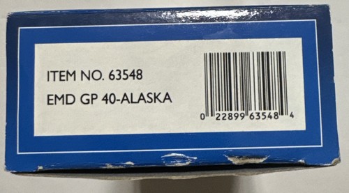 HO. BACHMANN. ALASKA RR. GP-40. # 3012 n. 63548 - Foto 4 di 4