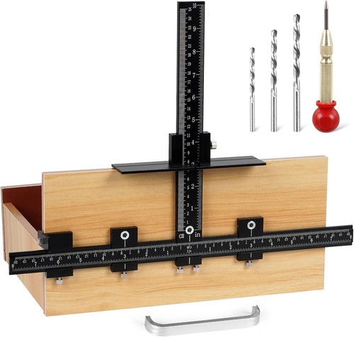 Precision Aluminum Cabinet Hardware Jig for Effortless Handle Installation - Picture 3 of 9