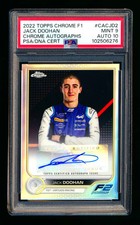 2022 Topps Chrome F1 #CAC-JD2 Jack Doohan RC Refractor Autograph PSA 9 DNA 10
