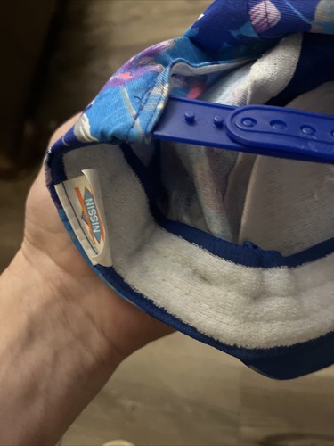 Vintage Nissin Trucker Snap Back Hat Old American Floral - Picture 4 of 6