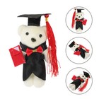  8 Pcs Doll Graduation Gift Dad Bear Stuffed Decorations for Bouquet Cute