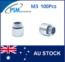 MINIATURE ANCHOR RIVET BUSH STAND-OFF M3-008 STEEL ZINC 1.4-1.6 MINOFFM3008S4MM