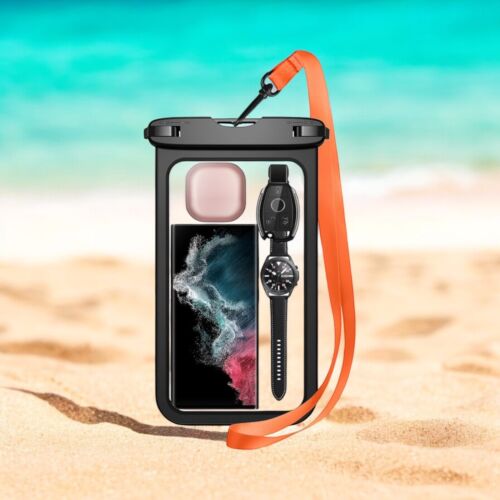 Large Waterproof Phone Pouch Floating Dry Bag Case for iPhone 16 15 14 Pro Max X - Picture 1 of 8