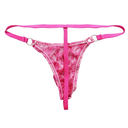 Sissy Men Lace Low Rise G-string Tback Thong Boxer Brief Underwear Sexy Lingerie - Picture 25 of 32