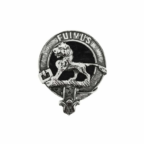 Art Pewter Bruce Clan Crest Kilt Pin CKP-C6B Scotland - Picture 2 of 3