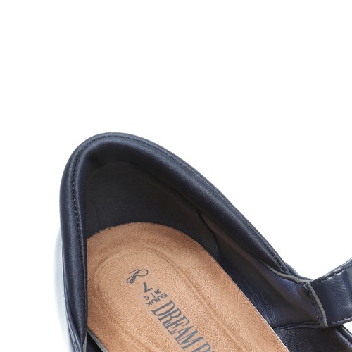 Women Office Business Work Ballet Flats Round Toe Ankle Strap Mary Jane Shoes - Picture 18 of 25