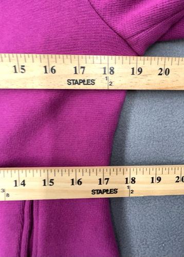 INC International Concept Jacket L Purple Pink Cotton Buttons Pockets Preppy Y2K - Picture 12 of 13