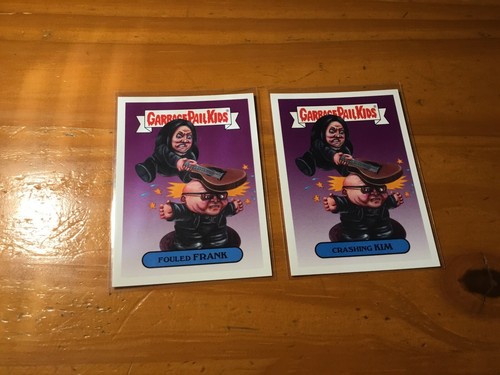 2017 Topps Garbage Pail Kinder Pixies Karten 2A 2B Battle Of The Bands - Bild 1 von 2