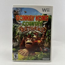Donkey Kong Country Returns (Nintendo Wii, 2010) Complete CIB - Tested NM Disc