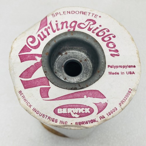 NEW‼ VTG‼ Berwick Industries Blue Splendorette Curling Ribbon 3/16" • USA Made‼ - Picture 6 of 6