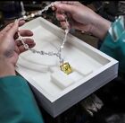 Designer Cubic Zirconia Yellow Stone Necklace