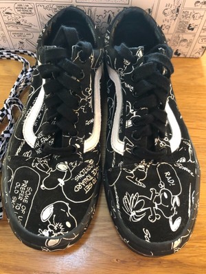 vans old skool peanuts black