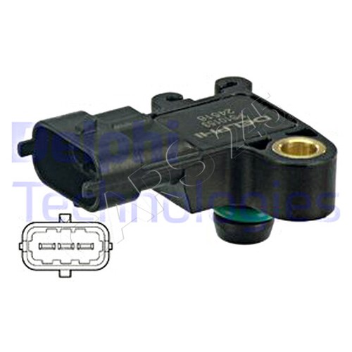Intake Manifold Pressure Sensor DELPHI Fits OPEL VAUXHALL CHEVROLET 1238269 - 第 1/1 張圖片