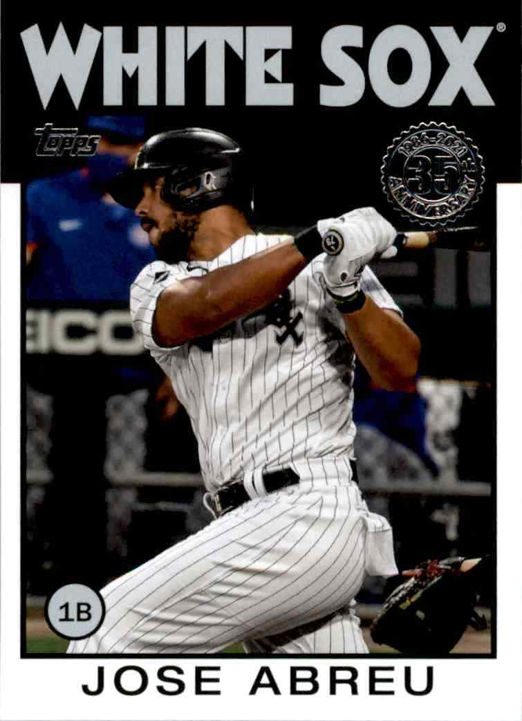 2021 Topps Series 2 Jose Abreu Chicago White Sox #86B-18 1986