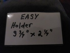 2X Simple Name Badge Tag, ID Badge Business Card Holder Strong Magnet Top Load