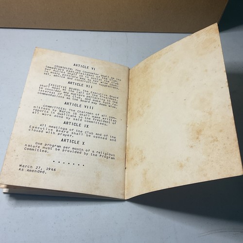Libro de directorio B12 Little Rock Arkansas Business Woman’s Social Club 1951-52 - Imagen 16 de 16